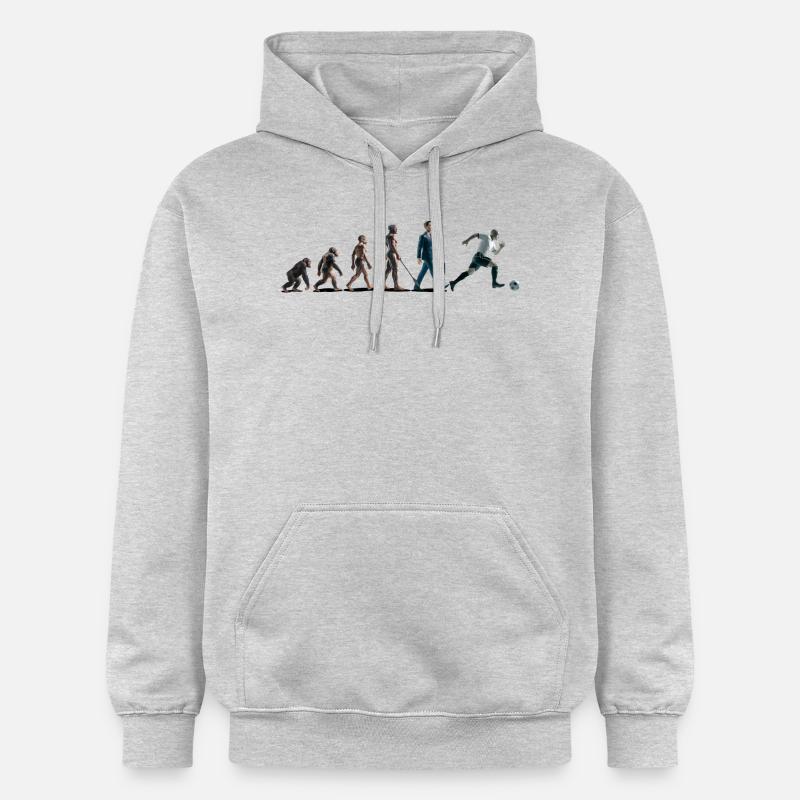 Evolution Football Artboard 1 - Sweat à capuche Softstyle® Gildan Unisexe - gris clair chiné