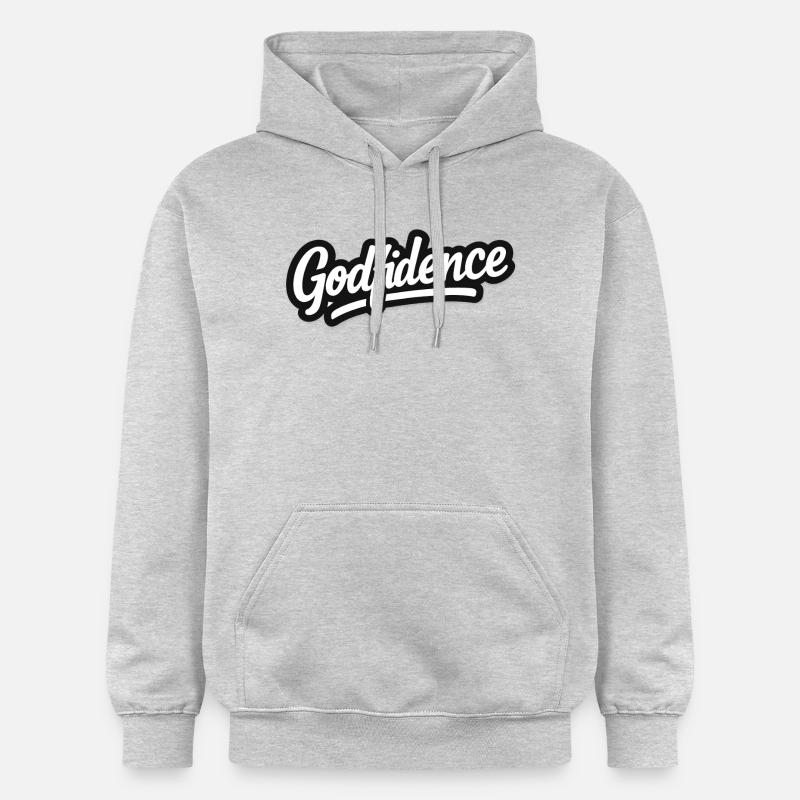 Divinité - Sweat à capuche Softstyle® Gildan Unisexe - gris clair chiné