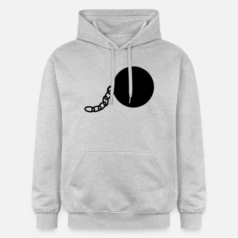 Boulet - Sweat à capuche Softstyle® Gildan Unisexe - gris clair chiné