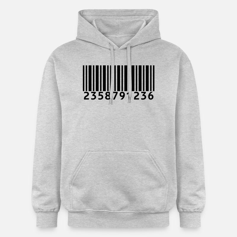 Print EAN Code - Gildan Unisex Softstyle® Midweight Hoodie - Hellgrau meliert