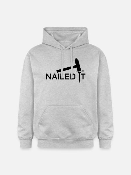 Nailed it - Gildan Unisex Softstyle® Midweight Hoodie - Hellgrau meliert