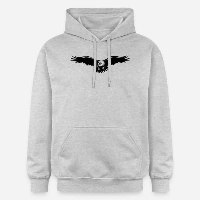 eagle07 - Sweat à capuche Softstyle® Gildan Unisexe - gris clair chiné