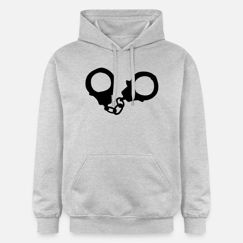 menottes - Sweat à capuche Softstyle® Gildan Unisexe - gris clair chiné