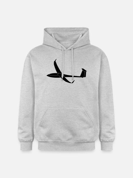 Segelflugzeug Geschenk Ventus - Gildan Unisex Softstyle® Midweight Hoodie - Hellgrau meliert