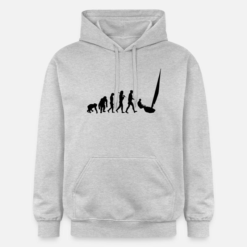 Evolution Voile - Sweat à capuche Softstyle® Gildan Unisexe - gris clair chiné