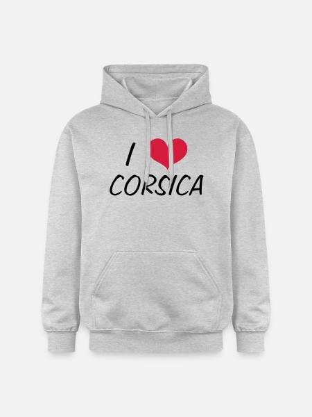 Corsica! - Gildan Unisex Softstyle® Midweight Hoodie - light heather grey