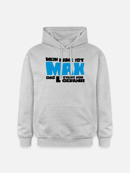 max - Gildan Unisex Softstyle® Midweight Hoodie - Hellgrau meliert