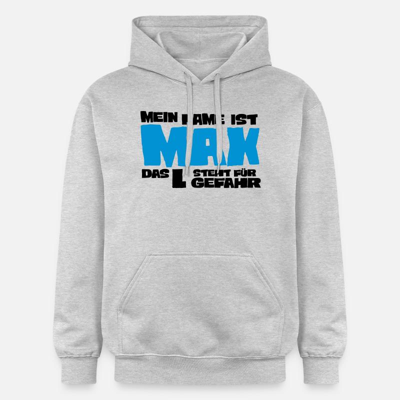 max - Sweat à capuche Softstyle® Gildan Unisexe - gris clair chiné