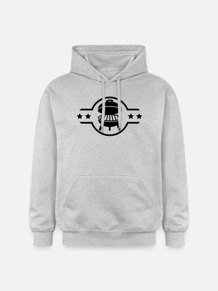 bbq_f1 - Gildan Unisex Softstyle® Midweight Hoodie - light heather grey