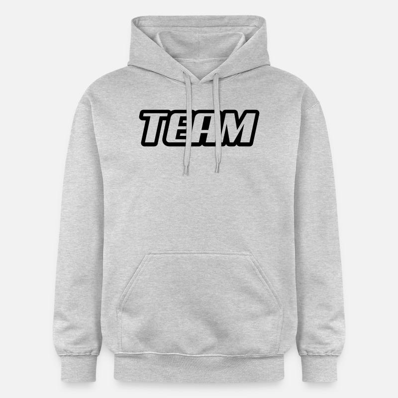 team - Sweat à capuche Softstyle® Gildan Unisexe - gris clair chiné