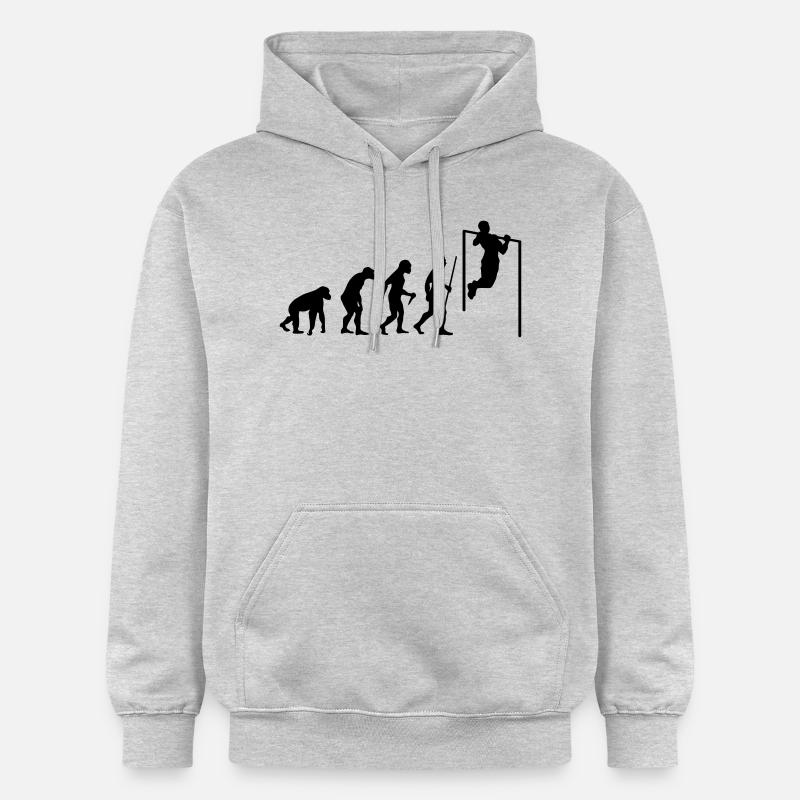 Evolution Pull Up - Sweat à capuche Softstyle® Gildan Unisexe - gris clair chiné