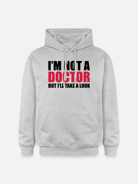 Doctor - Gildan Unisex Softstyle® Midweight Hoodie - light heather grey