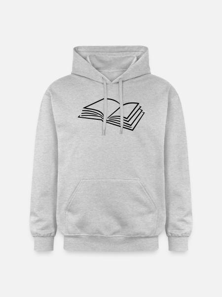 Book - Gildan Unisex Softstyle® Midweight Hoodie - light heather grey
