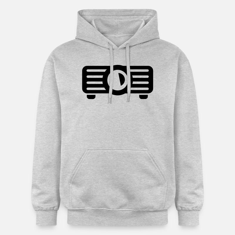 Projektor - Gildan Unisex Softstyle® Midweight Hoodie - Hellgrau meliert