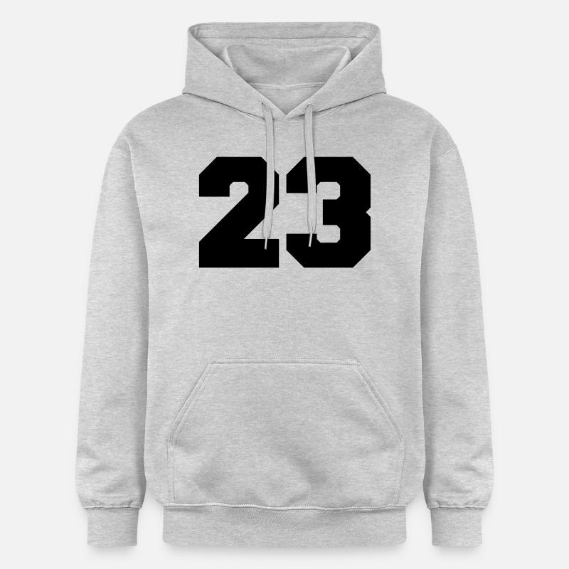 23 - Sweat à capuche Softstyle® Gildan Unisexe - gris clair chiné