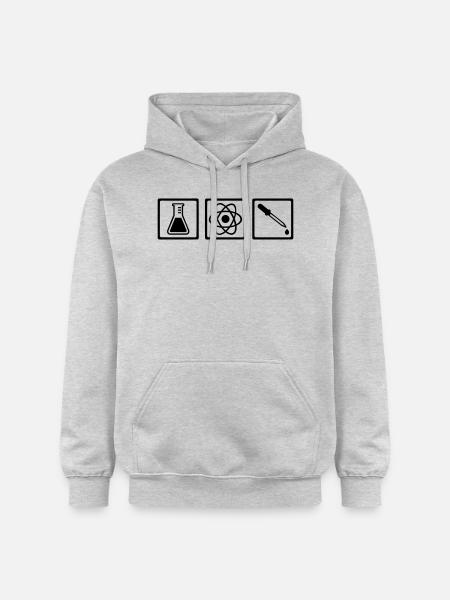 Chimiste - Sweat à capuche Softstyle® Gildan Unisexe - gris clair chiné