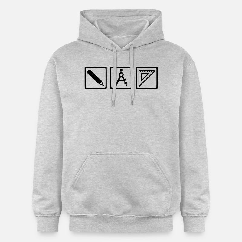 Architect - Gildan Unisex Softstyle® Midweight Hoodie - light heather grey