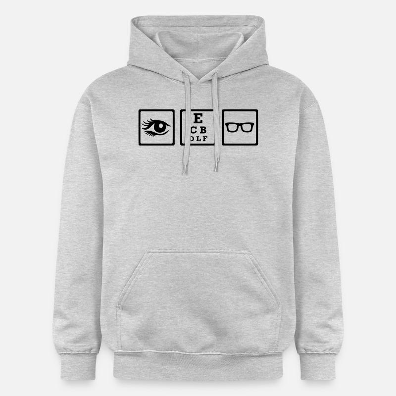 Opticien - Sweat à capuche Softstyle® Gildan Unisexe - gris clair chiné