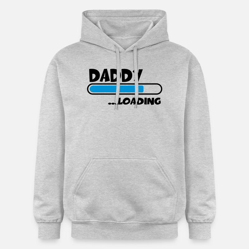Daddy loading - Sweat à capuche Softstyle® Gildan Unisexe - gris clair chiné
