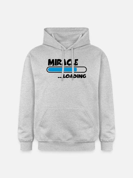 Miracle loading - Gildan Unisex Softstyle® Midweight Hoodie - Hellgrau meliert
