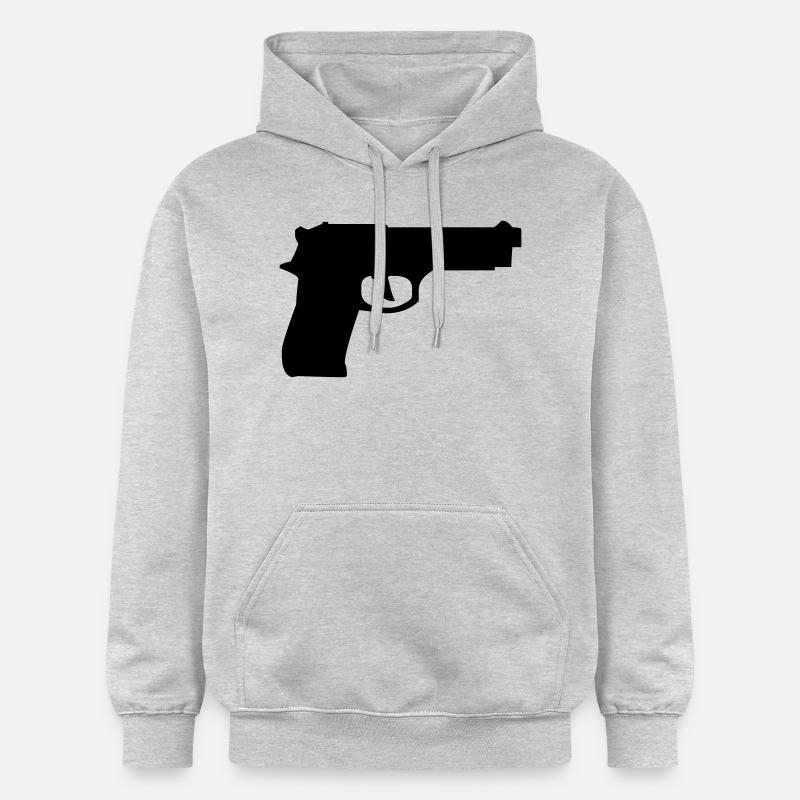 waffe - Sweat à capuche Softstyle® Gildan Unisexe - gris clair chiné