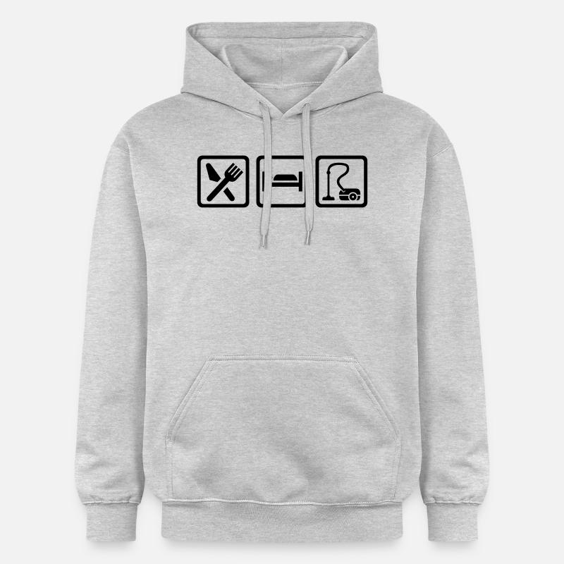 Nettoyer - Sweat à capuche Softstyle® Gildan Unisexe - gris clair chiné
