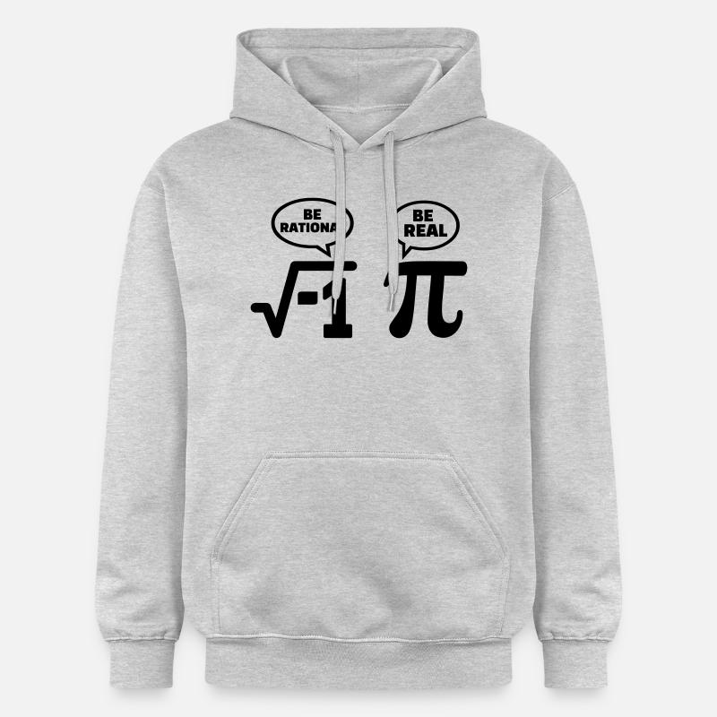 Maths Nerd - Sweat à capuche Softstyle® Gildan Unisexe - gris clair chiné