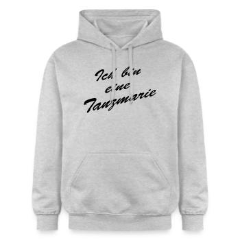Funkenmarie - Tanzmariechen - Tanzmarie - Gildan Unisex Softstyle® Midweight Hoodie - Hellgrau meliert - Vorne - Liana (172cm) & Jaron (178cm)