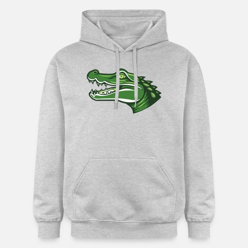 Paul le crocodile - Sweat à capuche Softstyle® Gildan Unisexe - gris clair chiné
