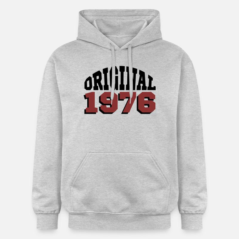 Original 1976 - Sweat à capuche Softstyle® Gildan Unisexe - gris clair chiné