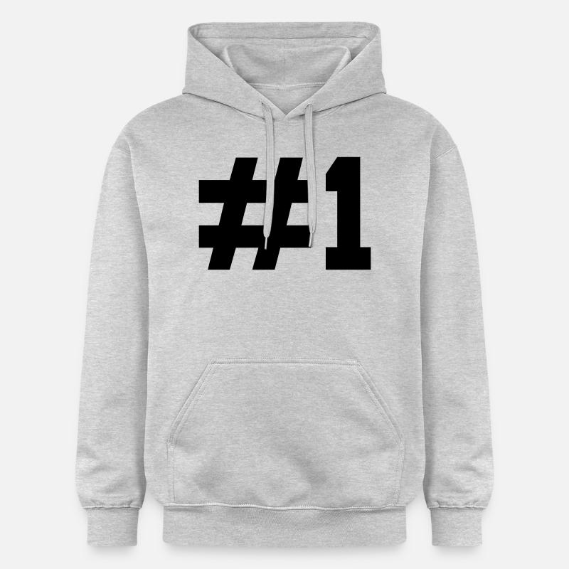 1 - Sweat à capuche Softstyle® Gildan Unisexe - gris clair chiné