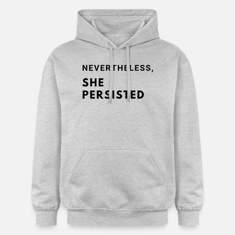 Nevertheless, she persisted - Gildan Unisex Softstyle® Midweight Hoodie - light heather grey