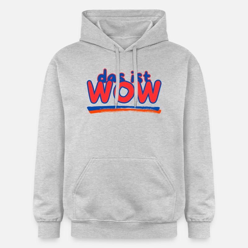 c’est WOW - Sweat à capuche Softstyle® Gildan Unisexe - gris clair chiné