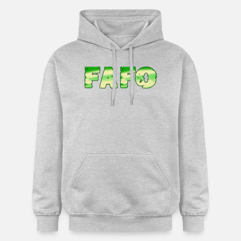 Fafo - Sweat à capuche Softstyle® Gildan Unisexe - gris clair chiné