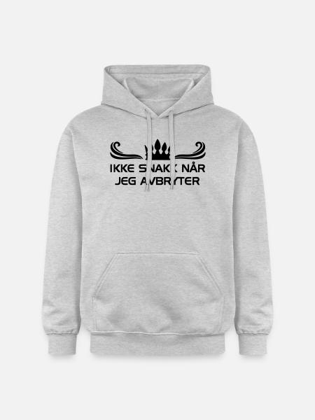 Don't talk when I interrupt. - Gildan Unisex Softstyle® Midweight Hoodie - light heather grey