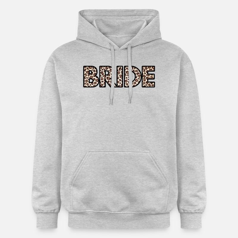 Bride léopard - Sweat à capuche Softstyle® Gildan Unisexe - gris clair chiné