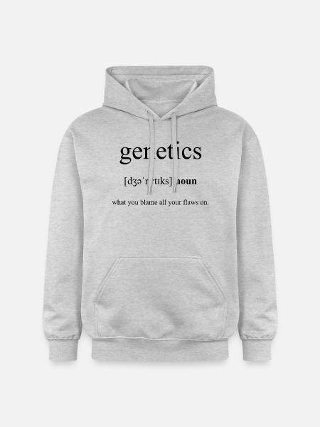 Genetics Definition Dictionary - Gildan Unisex Softstyle® Midweight Hoodie - Hellgrau meliert