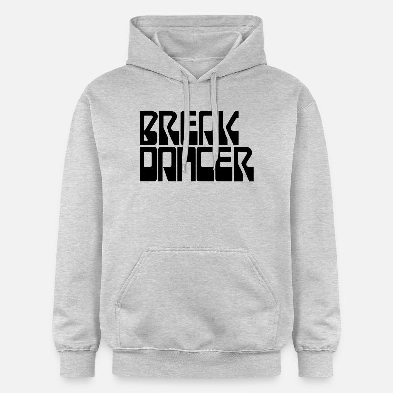 Break Dancer - Sweat à capuche Softstyle® Gildan Unisexe - gris clair chiné