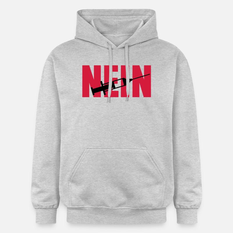 Pas de seringue - Sweat à capuche Softstyle® Gildan Unisexe - gris clair chiné