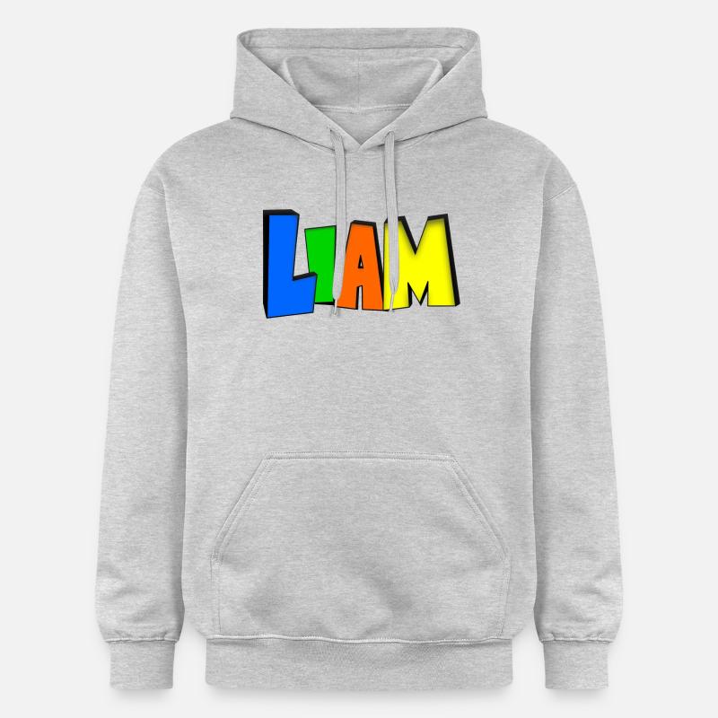 Liam - Sweat à capuche Softstyle® Gildan Unisexe - gris clair chiné