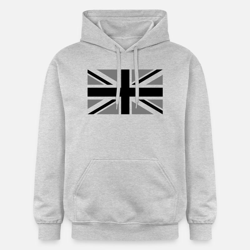 union jack - Gildan Unisex Softstyle® Midweight Hoodie - light heather grey