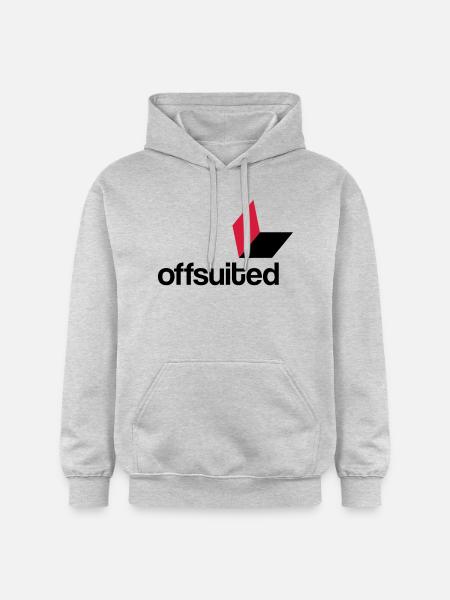 offsuited logo schwarz - Gildan Unisex Softstyle® Midweight Hoodie - Hellgrau meliert