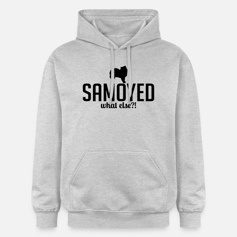 SAMOYED whatelse - Sweat à capuche Softstyle® Gildan Unisexe - gris clair chiné