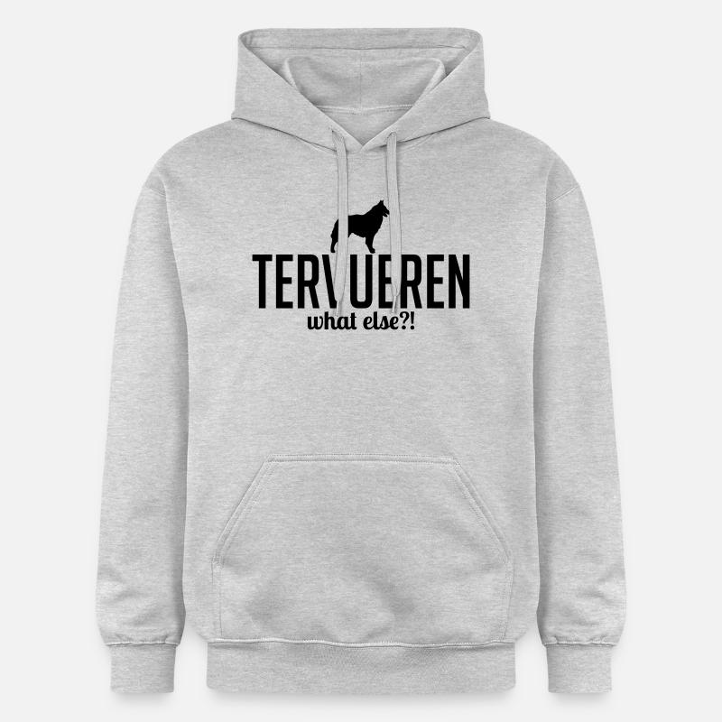 TERVUEREN whatelse - Sweat à capuche Softstyle® Gildan Unisexe - gris clair chiné
