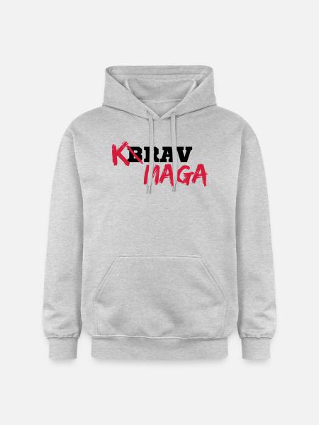Krav Maga - Gildan Unisex Softstyle® Midweight Hoodie - Hellgrau meliert