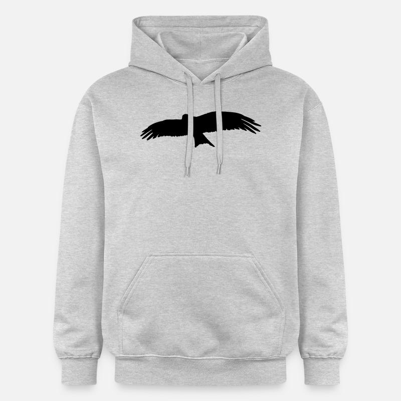 Oiseau - Sweat à capuche Softstyle® Gildan Unisexe - gris clair chiné