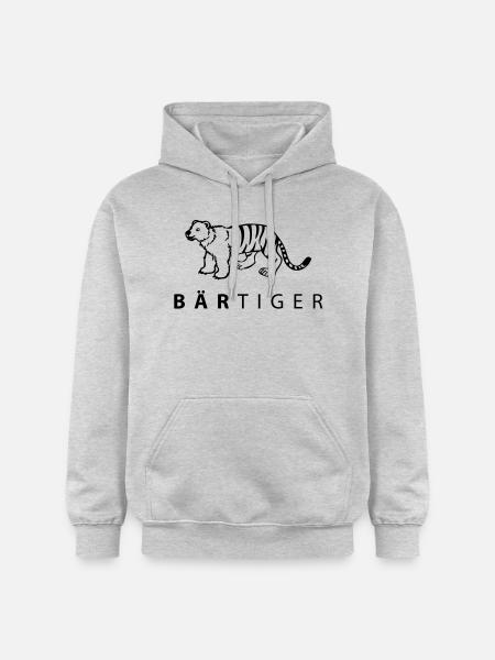bärtiger - Gildan Unisex Softstyle® Midweight Hoodie - Hellgrau meliert