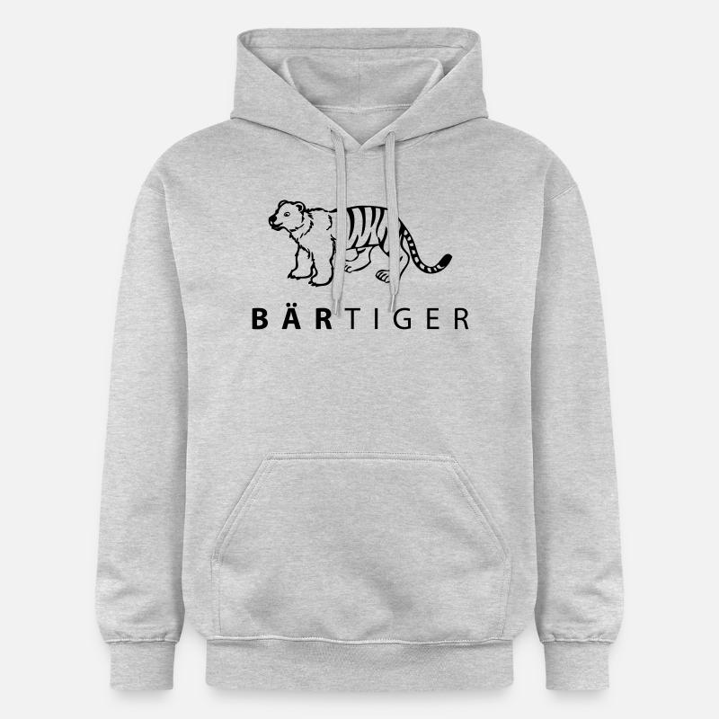 barbu - Sweat à capuche Softstyle® Gildan Unisexe - gris clair chiné