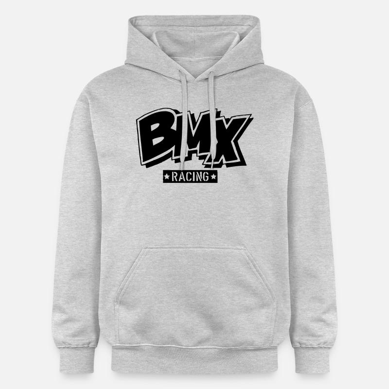 logo - Sweat à capuche Softstyle® Gildan Unisexe - gris clair chiné