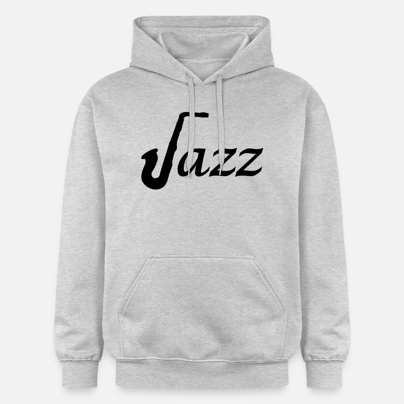 Jazz - Sweat à capuche Softstyle® Gildan Unisexe - gris clair chiné